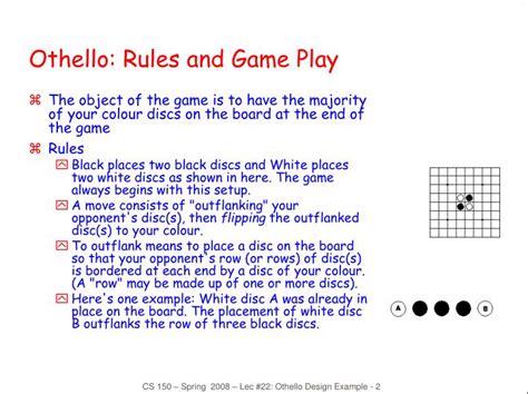 The Othello Game Rules And Instructions .
